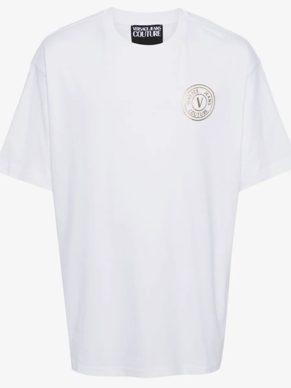 Versace Jeans Couture V-Emblem Cotton T-Shirt Men’s L